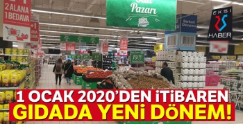 Gıdada yeni etiket dönemi başlıyor