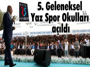 5. Geleneksel Yaz Spor Okulları açıldı