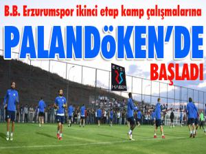  B.B. Erzurumspor ikinci etap kamp çalışmalarına başladı 