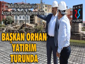 Başkan Orhan ilçedeki yatırımları gezdi