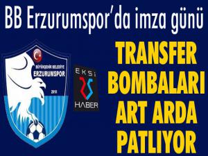 BB Erzurumsporda transfer bombaları patlıyor