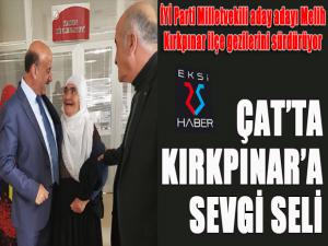 Çatta Kırkpınara sevgi seli