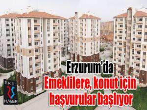 Emeklilere, konut için başvurular başlıyor