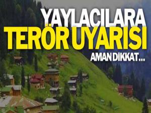 İçişleri Bakanlığından yaylacılara 