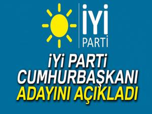 İYİ Parti cumhurbaşkanı adayını açıkladı