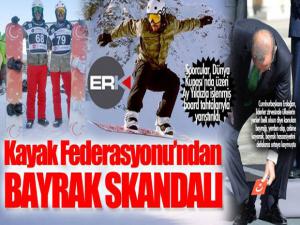 Kayak Federasyonundan bayrak skandalı