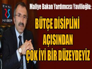 Maliye Bakan Yardımcısı Yavilioğlu: Bütçe disiplini açısından çok iyi bir düzeydeyiz