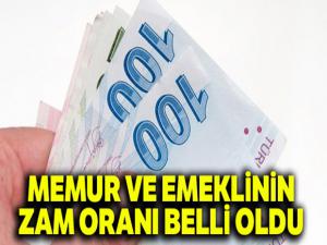 Memur ve emeklinin zam oranı belli oldu