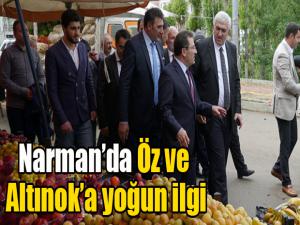 Narmanda Öz ve Altınoka yoğun ilgi