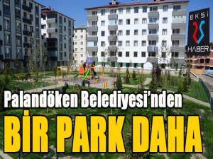 Palandöken Belediyesinden bir park daha