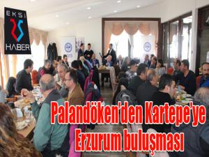 Palandökenden Kartepeye Erzurum buluşması