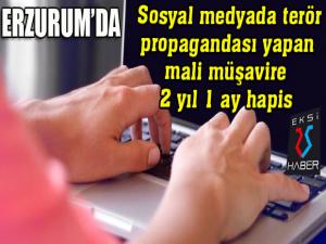 Sosyal medyada terör propagandası yapan mali müşavire 2 yıl 1 ay hapis