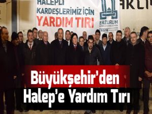 Büyükşehir'den Halep'e Yardım Tırı