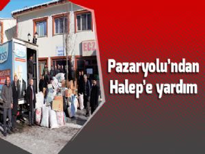 Pazaryolu'ndan Halep'e yardım