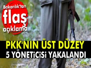 Son dakika haberleri! PKK'nın üst düzey 5 yöneticisi yakalandı