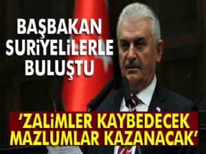 Başbakan Yıldırım: 'Zalimler kaybedecek, mazlumlar kazanacak'