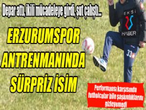 Erzurumspor idmanında sürpriz isim