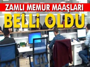 Son dakika haberleri! Zamlı memur maaşları belli oldu