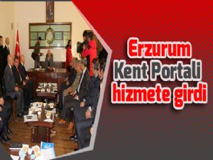  Erzurum Kent Portali hizmete girdi