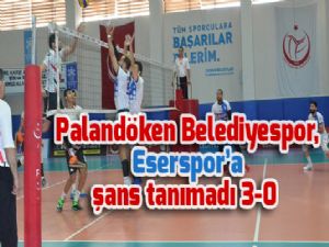 Palandöken Belediyespor, Eserspor'a şans tanımadı 3-0