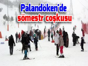 Palandöken'de sömestr coşkusu