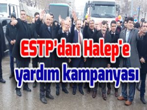 ESTP'dan Halep'e yardım kampanyası