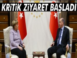 Cumhurbaşkanı Erdoğan, Şansölye Merkel'i kabul etti