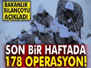 İçişleri Bakanlığı açıkladı: 36 terörist etkisiz hale getirildi