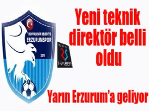 İşte BB Erzurumspor'un yeni teknik direktörü...