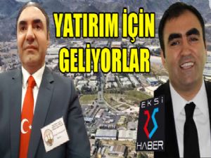 Yatırım için Erzurum'a geliyorlar...