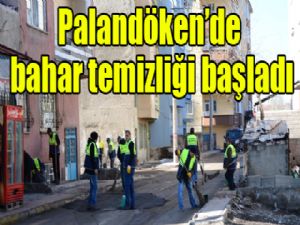 Palandöken Belediyesinden bahar temizliği