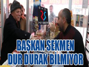 Başkan Sekmen EVET için dur durak bilmiyor...