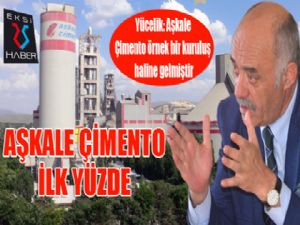 Aşkale Çimento ilk yüzde