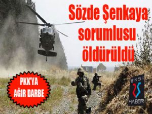 PKK'nın sözde Şenkaya sorumlusu öldürüldü