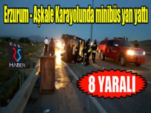 Erzurum'da trafik kazası: 8 yaralı