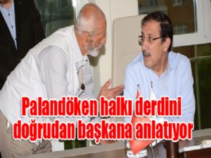 Palandöken halkı derdini doğrudan başkana anlatıyor