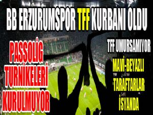 BB Erzurumspor TFF kurbanı oldu...