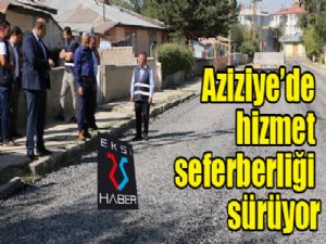 Aziziye'de hizmet seferberliği sürüyor