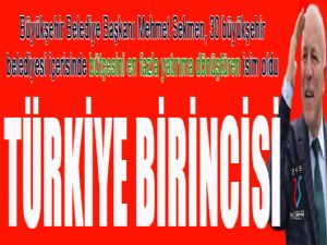 Başkan Sekmen, Türkiye birincisi oldu