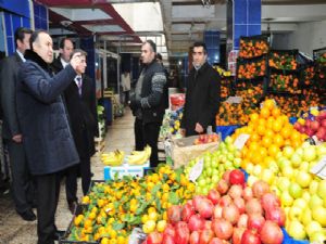 Vali Altıparmak'tan çarşı esnafına destek sözü...