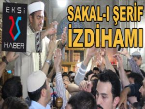 Erzurum'da Sakal-ı Şerif izdihamı...