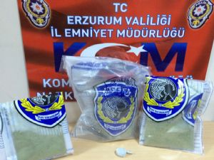 Erzurum polisinden zehir tacirlerine bir darbe daha...