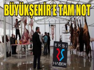 Büyükşehir'e tam not...