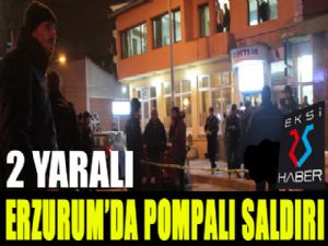 Erzurum'da pompalı saldırı: 2 yaralı...