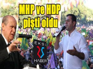 MHP ve HDP pişti oldu...