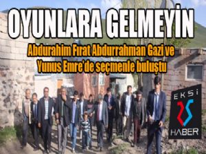 Fırat: Oyunlara gelmeyin...