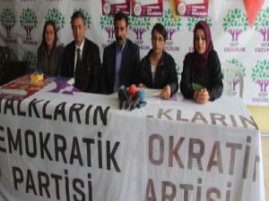 HDP, Erzurum mitingine hazırlanıyor...