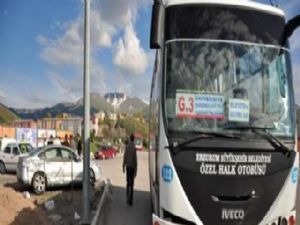 Erzurum'da halk otobüsleri küçülüyor...