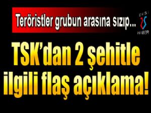 TSK: Teröristler canlı kalkanların arasına sızdı