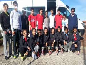 Palandöken Belediyesi atletizm takımı birinci oldu...